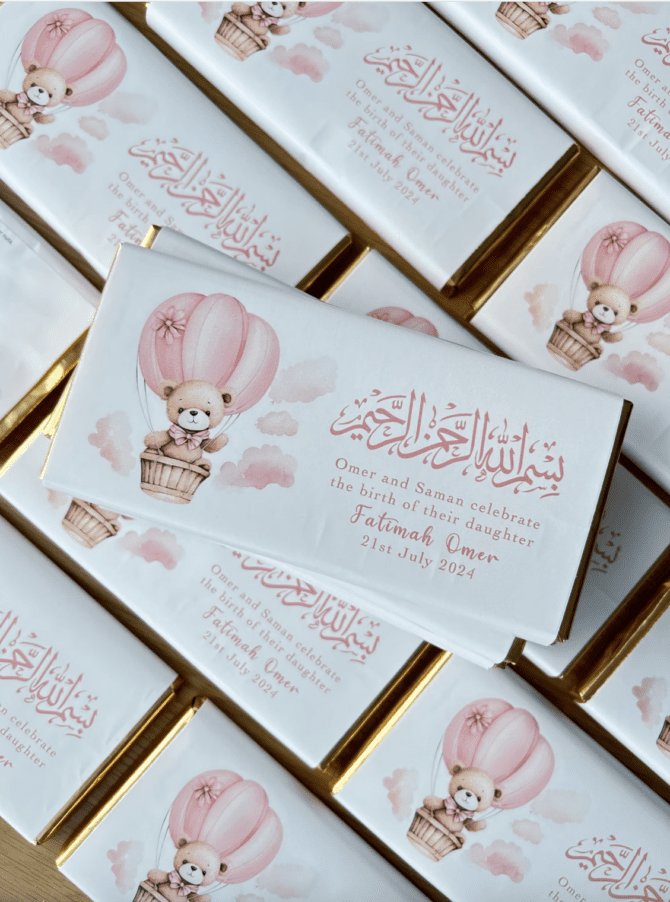 Its a girl/boy Personalised Chocolate Bar